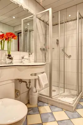 Ein Badezimmer in der Unterkunft Zum Wiesengrund