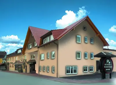 Das Gebäude in dem sich das Hotel befindet