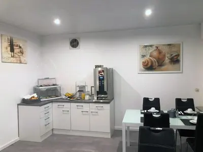 Küche/Küchenzeile in der Unterkunft Murgtal Motel