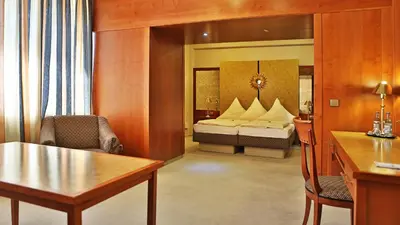 Ein Bett oder Betten in einem Zimmer der Unterkunft Hotel Central