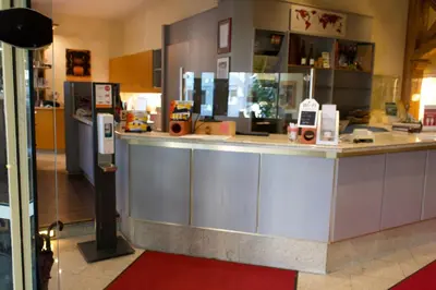 Küche/Küchenzeile in der Unterkunft Hotel Central