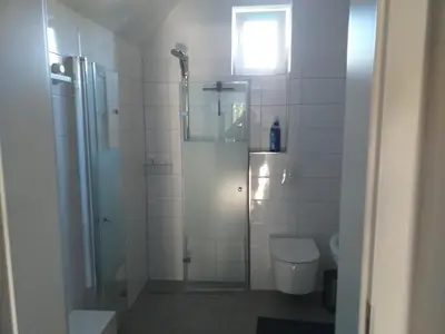Ein Badezimmer in der Unterkunft Lutzes Ferienhaus