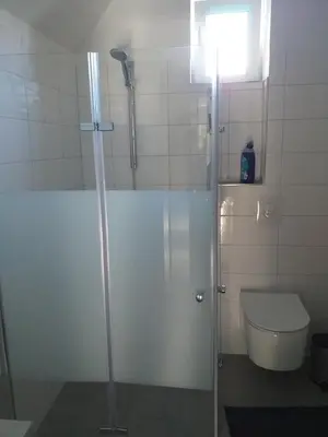 Ein Badezimmer in der Unterkunft Lutzes Ferienhaus