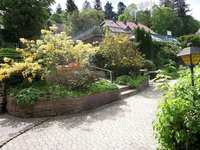 Ein Garten an der Unterkunft Hotel Fidelitas