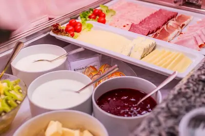 Essen im Hotel oder in der Nähe