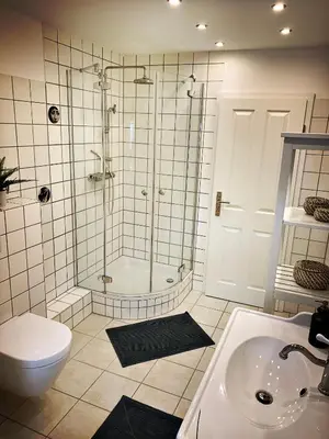 Ein Badezimmer in der Unterkunft Schwarzer Adler