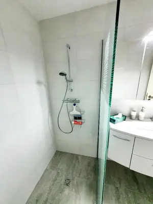 Ein Badezimmer in der Unterkunft Ferienwohnung Baumann