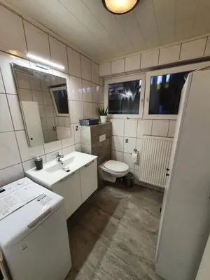 Ein Badezimmer in der Unterkunft Ferienwohnung Baumann