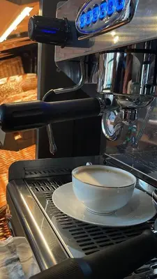 Kaffee-/Teezubehör in der Unterkunft Boutique Apartments & Café am Sonnenhof 1737