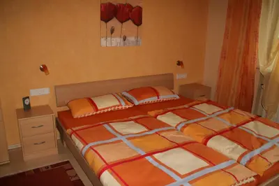 Ein Bett oder Betten in einem Zimmer der Unterkunft Ferienhaus Susanne