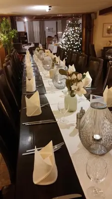 Ein Sitzbereich in der Unterkunft Landgasthof & Hotel 