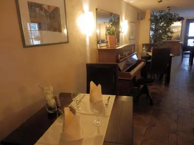 Ein Sitzbereich in der Unterkunft Landgasthof & Hotel 