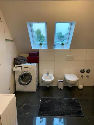 Ein Badezimmer in der Unterkunft Ferienwohnung Sinsheim