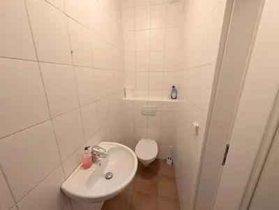 Ein Badezimmer in der Unterkunft Business Apartments Großostheim