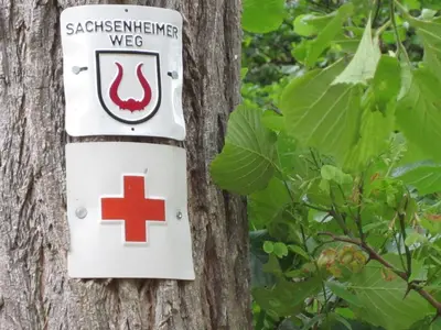 Ein Zertifikat, Auszeichnung, Logo oder anderes Dokument, das in der Unterkunft Ferienwohnung im Turm Bellevue mit 3 Schlafzimmern ausgestellt ist