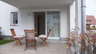 Das Gebäude in dem sich die Ferienwohnung befindet