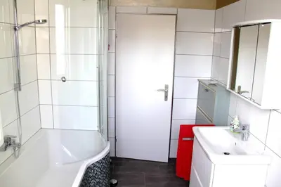 Ein Badezimmer in der Unterkunft Arche Noah Reilingen near Hockenheim and Walldorf