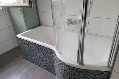 Ein Badezimmer in der Unterkunft Arche Noah Reilingen near Hockenheim and Walldorf