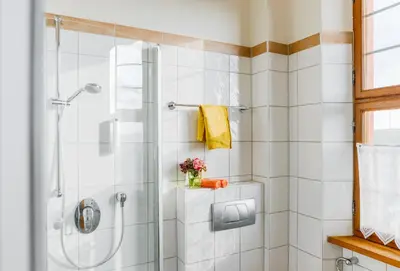 Ein Badezimmer in der Unterkunft Hotel Kollektur