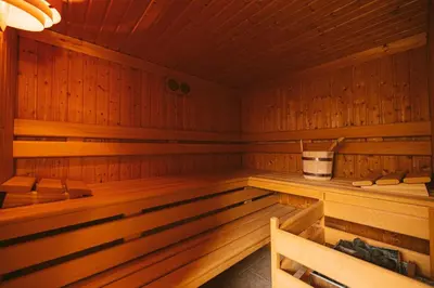 Grundriss der Unterkunft Malerisches Holzhaus 