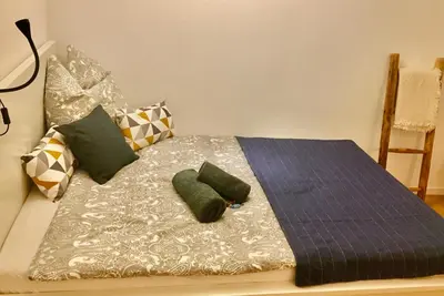 Ein Bett oder Betten in einem Zimmer der Unterkunft Ferienwohnung Schwarzwaldstraße
