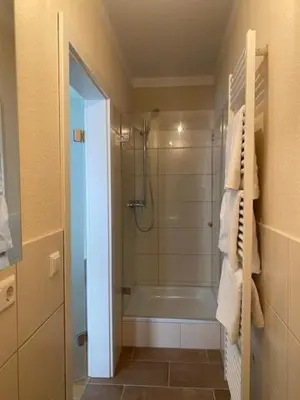 Ein Badezimmer in der Unterkunft Boardinghouse Goethehaus
