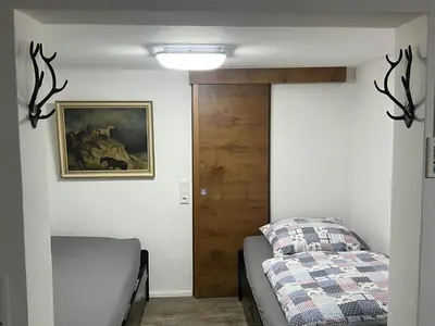 Ein Bett oder Betten in einem Zimmer der Unterkunft GOLDSTADT LOUNGE