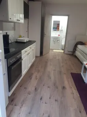 Küche/Küchenzeile in der Unterkunft Appartement mit Terrasse