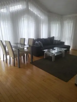 Ein Sitzbereich in der Unterkunft Appartement mit Terrasse