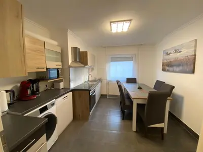 Küche/Küchenzeile in der Unterkunft Work & Study Apartment