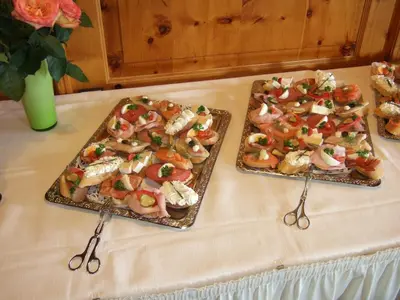 Essen in der Pension oder in der Nähe