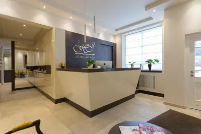 Lobby/Rezeption in der Unterkunft Hotel Jakobslust