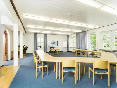 Der Geschäftsbereich oder Konferenzraum in der Unterkunft Bildungshaus Neckarelz