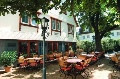 Das Gebäude in dem sich die Pension befindet