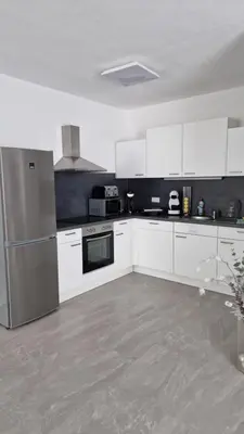 Küche/Küchenzeile in der Unterkunft Ferienwohnung Alona