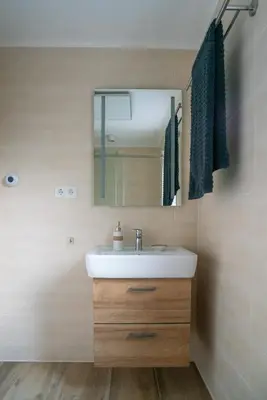Ein Badezimmer in der Unterkunft Bio Weinhaus Krauss Zellertal
