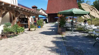 Das Gebäude in dem sich das Hotel befindet