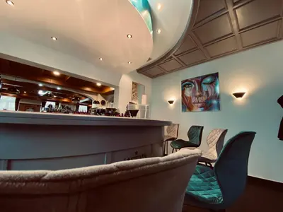 Ein Sitzbereich in der Unterkunft E&D Hotel Rodgau