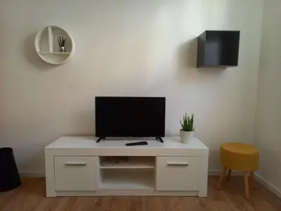 TV/Unterhaltungsangebot in der Unterkunft Falkennest-lu