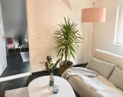 Ein Sitzbereich in der Unterkunft Apt8 - Ferienwohnung Brötzingen DG