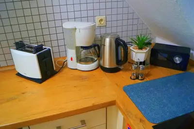 Küche/Küchenzeile in der Unterkunft Zentrum Speyer Premium-Apartment