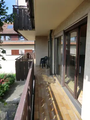 Ein Balkon oder eine Terrasse in der Unterkunft FeWo 180qm mit 5 Schlafzimmer, 2 Badezimmer für bis zu 8 Personen