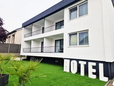 Das Gebäude in dem sich das Hotel befindet