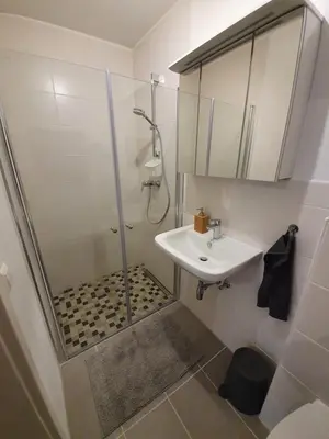 Ein Badezimmer in der Unterkunft Ferienwohnung Kleine Südpfalz