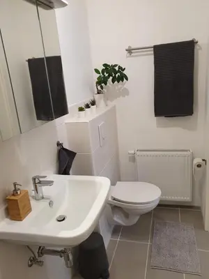 Ein Badezimmer in der Unterkunft Ferienwohnung Kleine Südpfalz