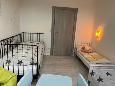 Ein Bett oder Betten in einem Zimmer der Unterkunft La Casa di Gino