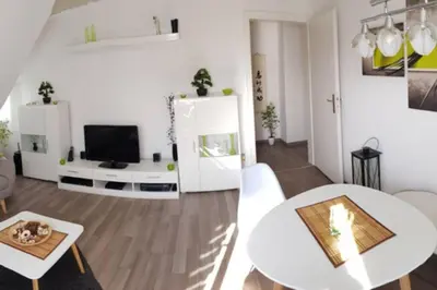 TV/Unterhaltungsangebot in der Unterkunft Gemütlich mit Blick auf die Burg.Autobahnanbindung