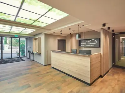 Küche/Küchenzeile in der Unterkunft Hotel Bad Dürkheim