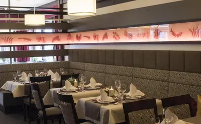 Ein Restaurant oder anderes Speiselokal in der Unterkunft Hotel-Residenz Immenhof