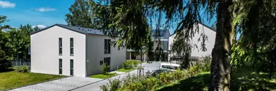 Das Gebäude in dem sich die Ferienwohnung befindet